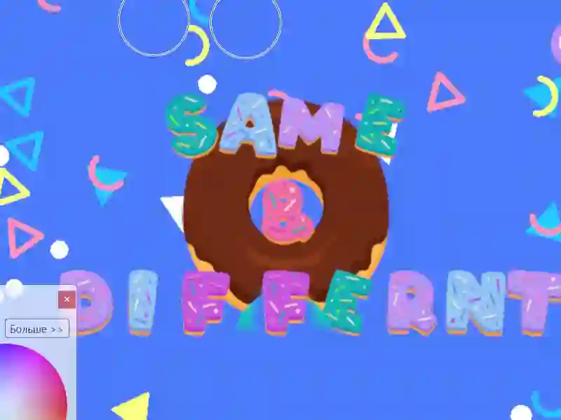 Spel Same & Different Donut på nätet