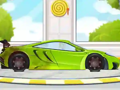 Spel Sports Car Wash 2D på nätet