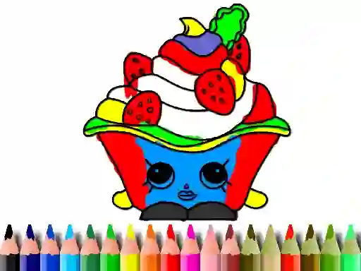 Spel Back To School: Cake Coloring Book på nätet