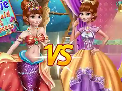 Spel Anna mermaid vs princess på nätet