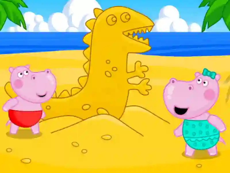 Spel Hippo Beach Adventures på nätet