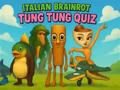 Spel Italian Brainrot tung Tung Quiz på nätet