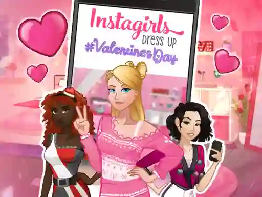 Spel Instagirls: Valentine Dress Up på nätet