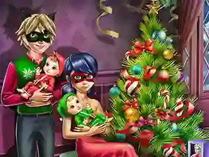 Spel Dotted Girl Family Christmas på nätet