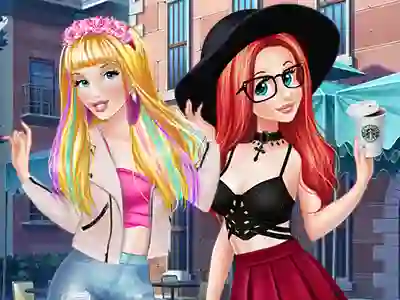 Spel 100 Crop Top Looks for Princess på nätet