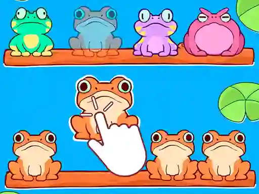 Spel Sorting frogs på nätet