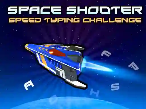 Spel Space Shooter: Speed Typing Challenge på nätet