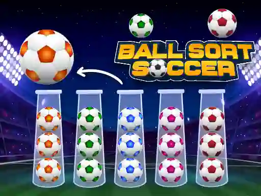 Spel Ball Sort Soccer på nätet
