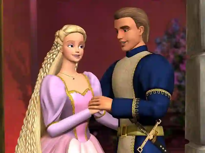 Spel Barbie Rapunzel på nätet