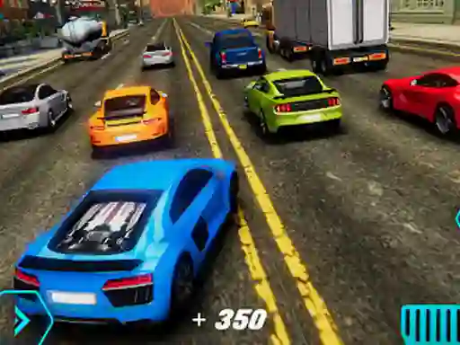 Spel City traffic Racing på nätet