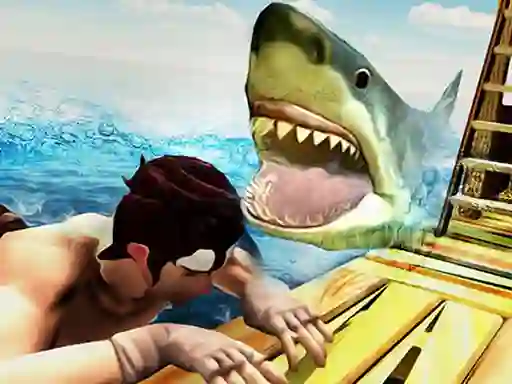 Spel Raft Angry Shark Hunting på nätet