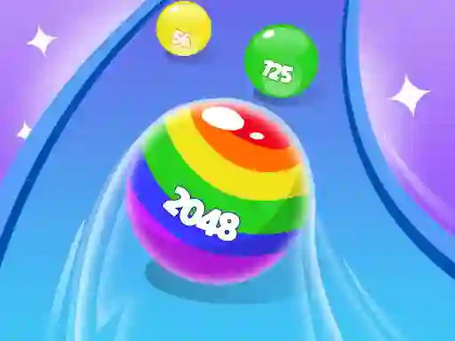 Spel 2048 Run Gorgeous Balls på nätet