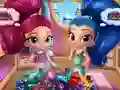 Spel Shimmer And Shine Wardrobe Cleaning på nätet