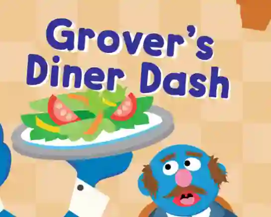 Spel 123 Sesame Street: Grover's Diner Dash på nätet