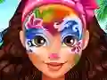 Spel Oceania Princess Moana Face Art på nätet