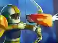 Spel Nerf: Big Blasters Rampage Run på nätet