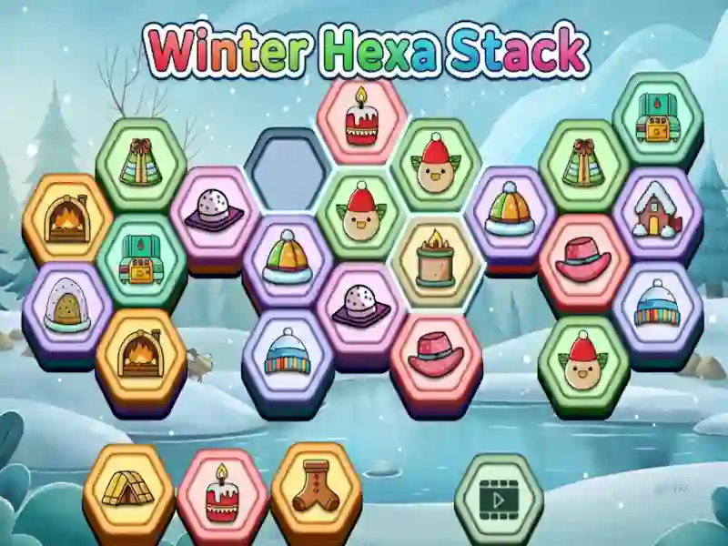 Spel Winter Hexa Stack på nätet