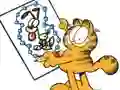 Spel Garfield connects the dots på nätet