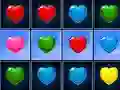 Spel Hearts Match 3 på nätet