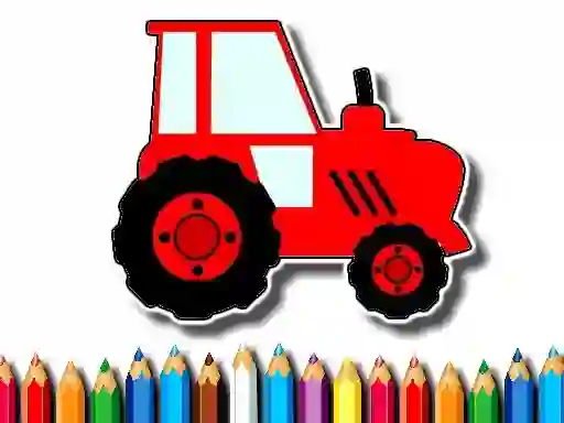 Spel Easy Kids Coloring Tractor på nätet