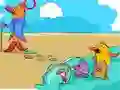 Spel Cartoon Birds Differences på nätet