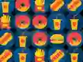 Spel Fast Food Match 3 på nätet
