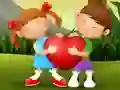 Spel Valentines Bubble Wheel på nätet