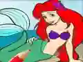 Spel Princess Mermaid Coloring Game på nätet