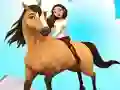 Spel Horse Run 3D på nätet