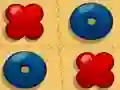 Spel X O tic tac toe på nätet