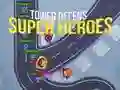 Spel Tower defense : Super heroes på nätet