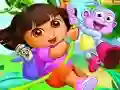 Spel Dora the explorer Hidden stars på nätet