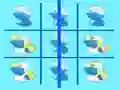 Spel Smurfs Tic Tac Toe på nätet