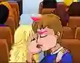 Spel Yellow Bus Kiss på nätet
