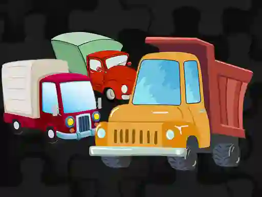 Spel Cartoon Truck Jigsaw på nätet