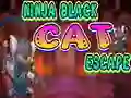 Spel Ninja Black Cat Escape på nätet