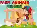Spel Farm Animals Puzzles Challenge på nätet