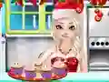 Spel Frozen Christmas Cupcake Maker på nätet