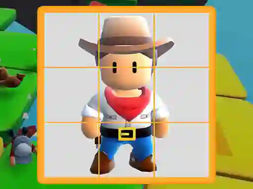 Spel Stumble Boys Sliding Puzzle på nätet