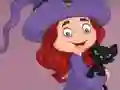Spel G2E Happy Witch Girl And Cat Room Escape på nätet