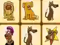 Spel Mahjong dogs på nätet