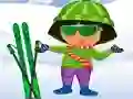 Spel Dora Ski Dress up på nätet