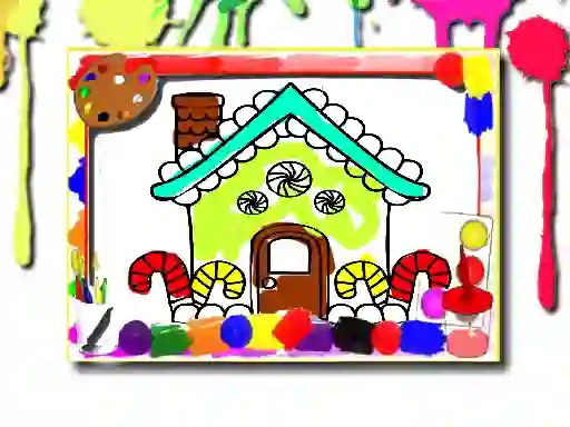 Spel House Coloring Book på nätet