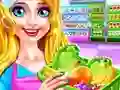 Spel Supermarket Girl Cleanup på nätet