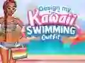 Spel Design My Kawaii Swimming Outfit på nätet