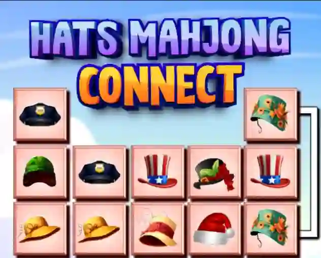 Spel Hats Mahjong Connect på nätet