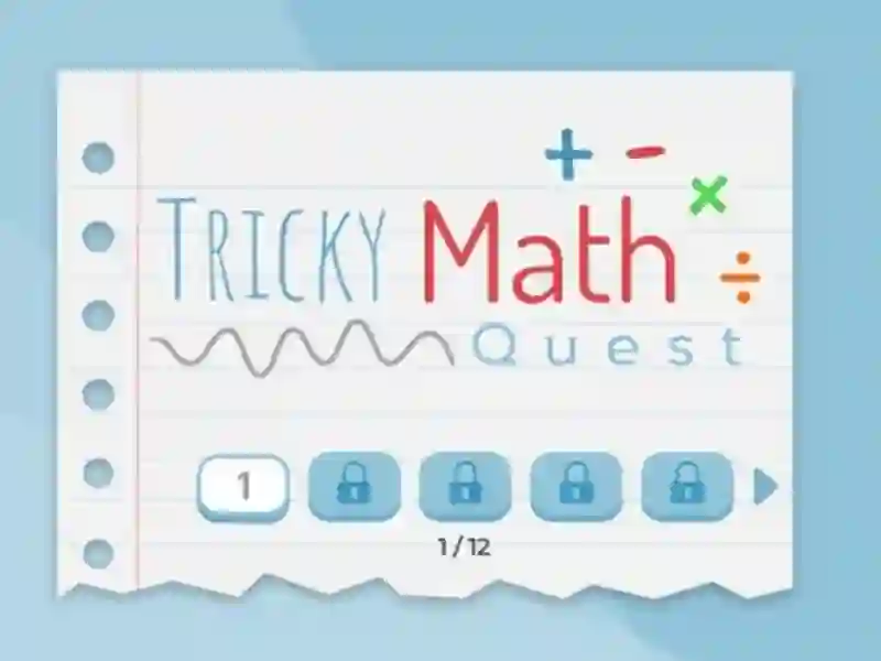 Spel Tricky Math Quest på nätet