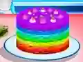 Spel Cooking Rainbow Cake på nätet