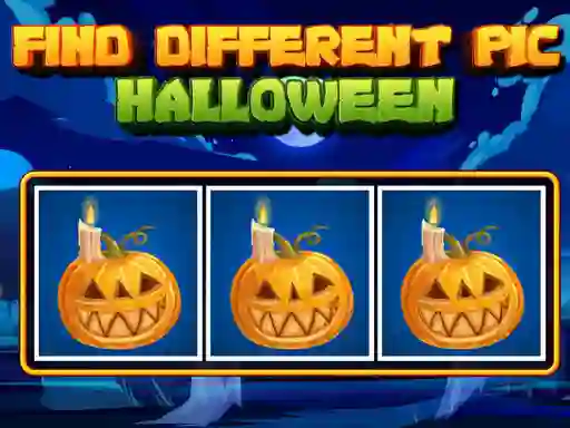 Spel Find Different Pic Halloween på nätet