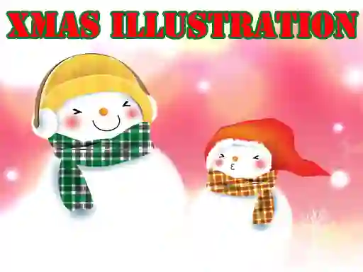 Spel Xmas Illustration på nätet